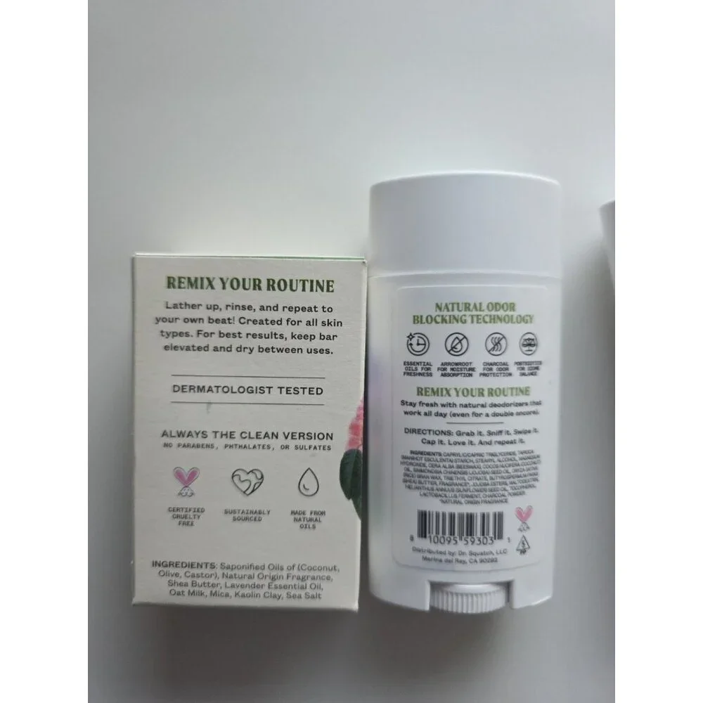 Jukebox Lavender Fields Forever 2 Deodorants + Soap Bundle Aluminum Free‎